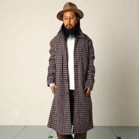 【Universal Works】LONG SWING OVERCOAT / PINK