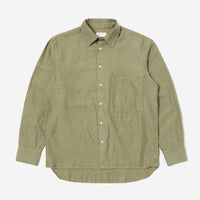 【Universal Works】SQUARE POCKET SHIRT / Olive
