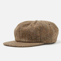 【Universal Works】CRICKET CAP / BROWN HERRINGBONE