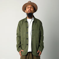 【Universal Works】BAKERS JACKET / LIGHT OLIVE