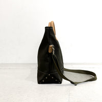 【HERITAGE LEATHER ×AT.1011】Utility 2 Way Bag / Olive