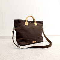 【HERITAGE LEATHER × AT.1011】Utility 2 Way Bag / Brown