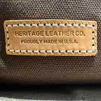 【HERITAGE LEATHER × AT.1011】Utility 2 Way Bag / Brown