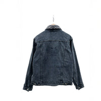 【Used & Vintage】【Wrangler HERO】レオパードカラー ブラックデニムジャケット