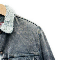 【Used & Vintage】【LEVI’S】USA製 ボアライナー ブラックデニムジャケット