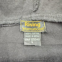 【Used & Vintage】【RISING INTERNATIONAL】ネパール製 刺繍フーデッドロングカーディガン