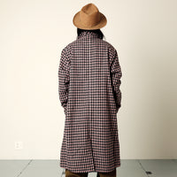 【Universal Works】LONG SWING OVERCOAT / PINK