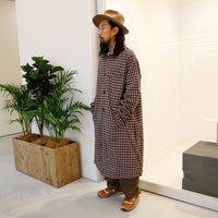 【Universal Works】LONG SWING OVERCOAT / PINK