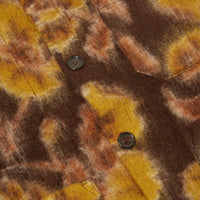 【Universal Works】FLOWER FLEECE CARDIGAN / Brown