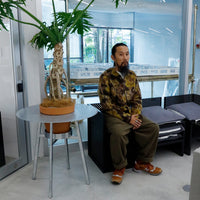 【Universal Works】FLOWER FLEECE CARDIGAN / Brown