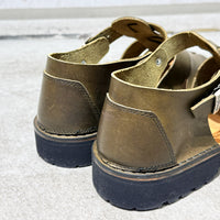 【FRACAP x AT.1011】 Art.D034 CH Sandals - Toscano Liscio Oliva