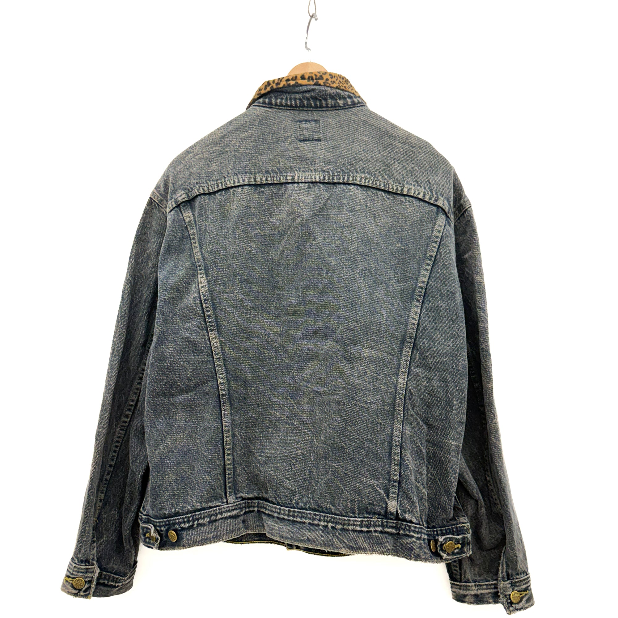 Used & Vintage】【Lee】PATD-153438 レオパード柄 デニムジャケット
