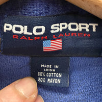【USED&Vintage】【POLO SPORT RALPH LAUREN】ベースボールシャツ 22 ネイビー