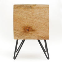 マンゴーウッドキューブポットスタンド(ソリッド)