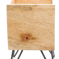 マンゴーウッドキューブポットスタンド(ソリッド)