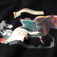 【71MICHAEL】HORSE SWEAT PULLOVER / BLACK