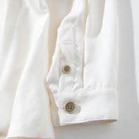 【71MICHAEL】APPLIQUE ZIP BLOUSON / WHITE