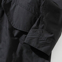 【71MICHAEL】APPLIQUE SHIRT COAT / BLACK