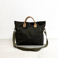 【HERITAGE LEATHER  ×AT.1011】Utility 2 Way Bag / Olive