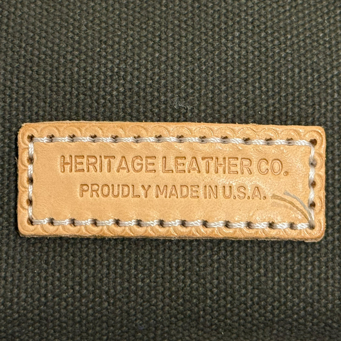 【HERITAGE LEATHER  ×AT.1011】Utility 2 Way Bag / Olive