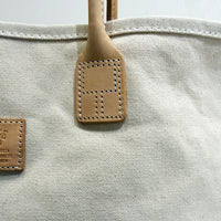 【HERITAGE LEATHER × AT.1011】Day Tote Bag / Natural × Dark Brown