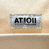 【HERITAGE LEATHER × AT.1011】Day Tote Bag / Natural × Dark Brown