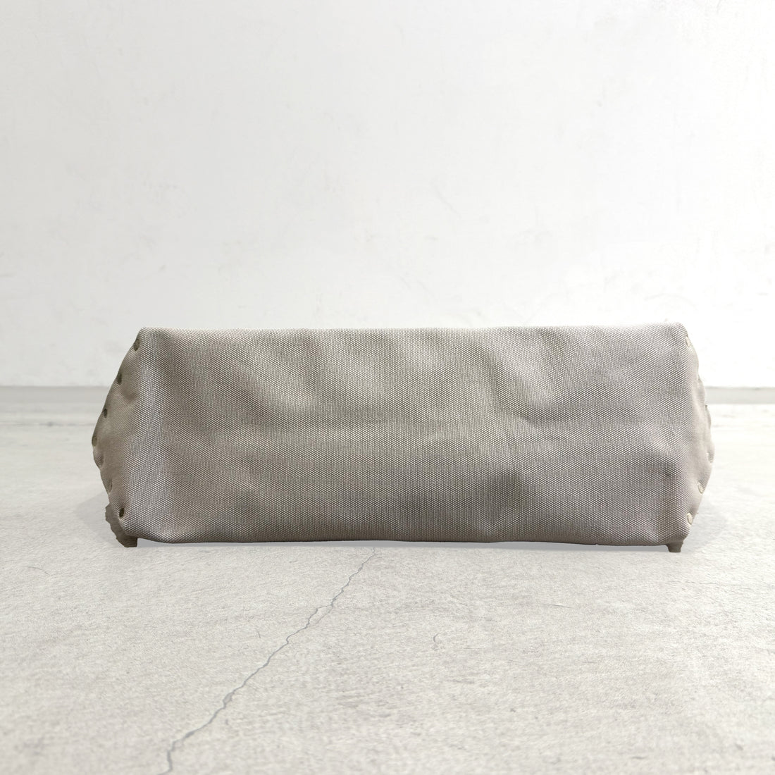 【HERITAGE LEATHER × AT.1011】Day Tote Bag / Natural × Grey Canvas