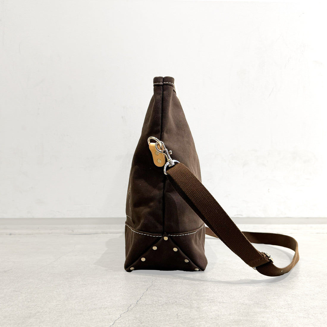 【HERITAGE LEATHER × AT.1011】Utility 2 Way Bag / Brown