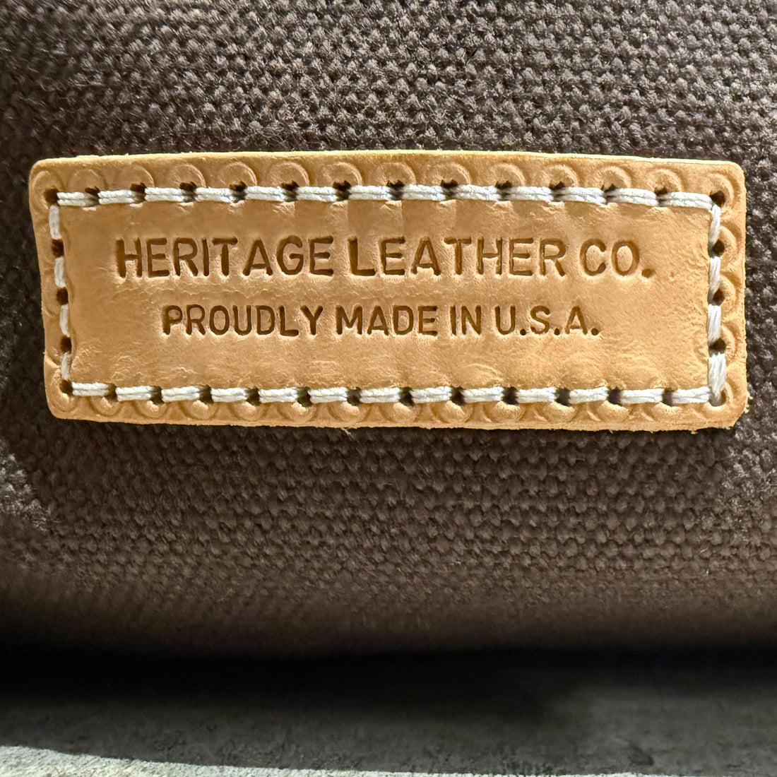【HERITAGE LEATHER × AT.1011】Utility 2 Way Bag / Brown