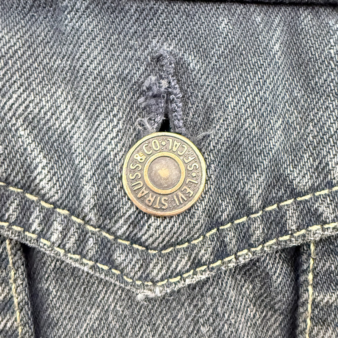 【Used & Vintage】【LEVI’S】フェードブラック デニムジャケット