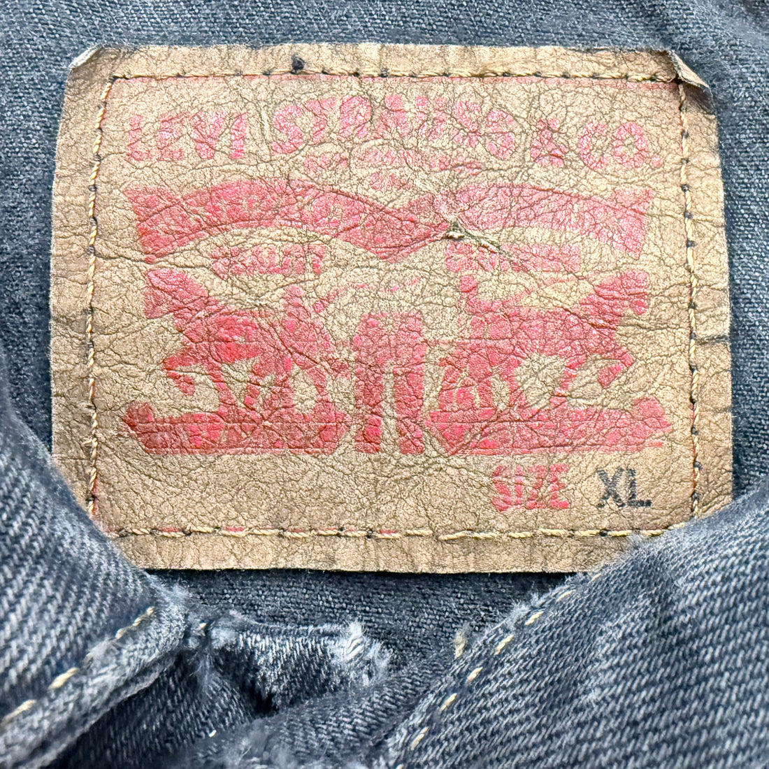 【Used & Vintage】【LEVI’S】フェードブラック デニムジャケット