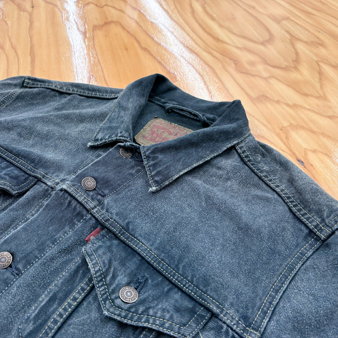 【Used & Vintage】【LEVI’S】フェードブラック デニムジャケット