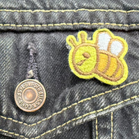 【Used & Vintage】【LEVI’S】Bee 刺繍パッチ ブラックデニムジャケット