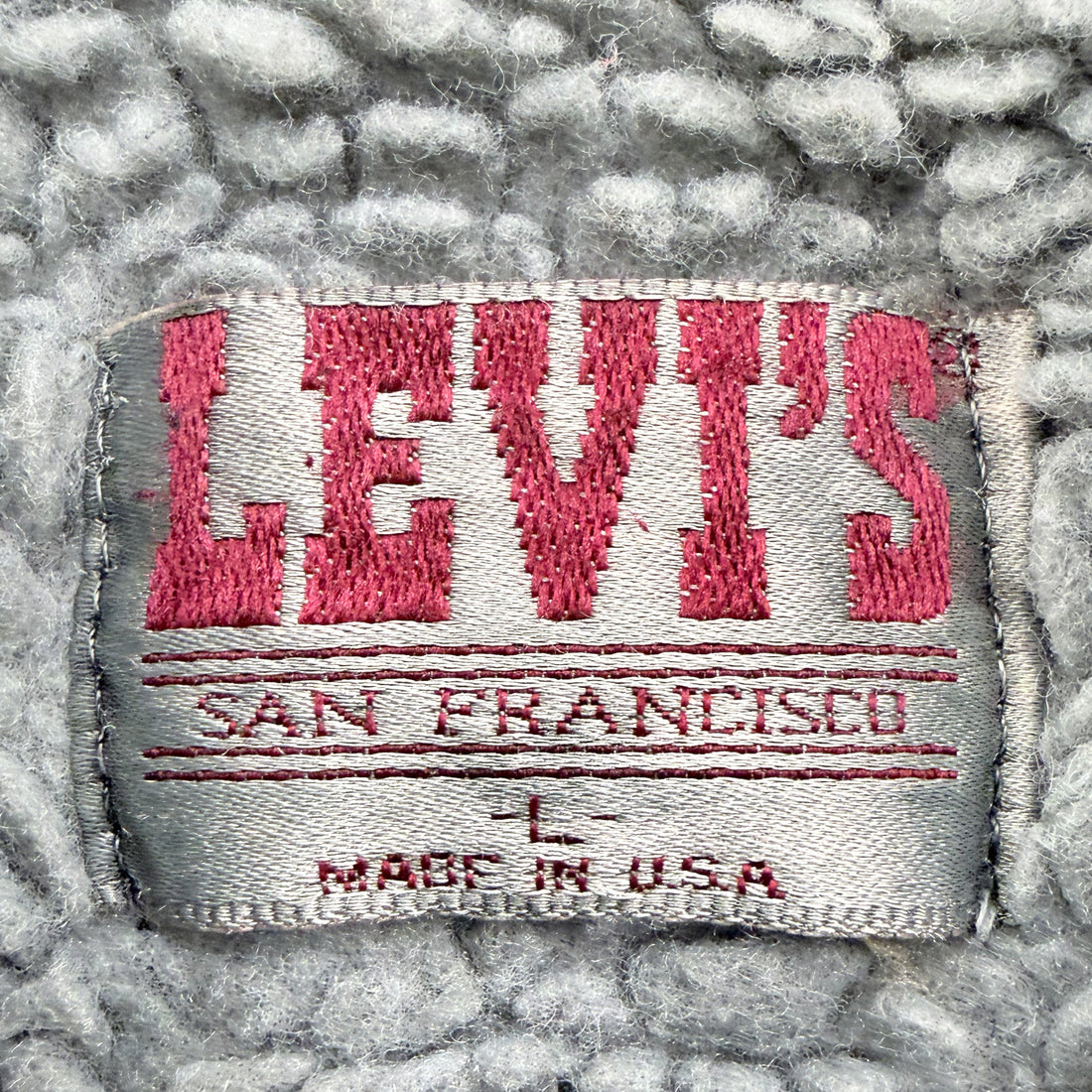 【Used & Vintage】【LEVI’S】USA製 ボアカラー ブラックデニムジャケット