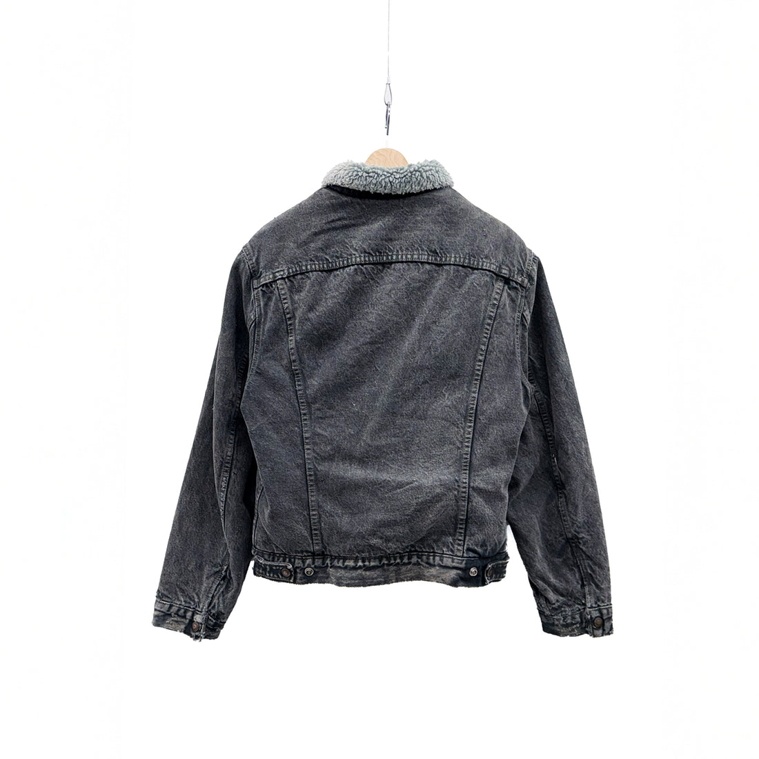 【Used & Vintage】【LEVI’S】USA製 ボアライナー ブラックデニムジャケット