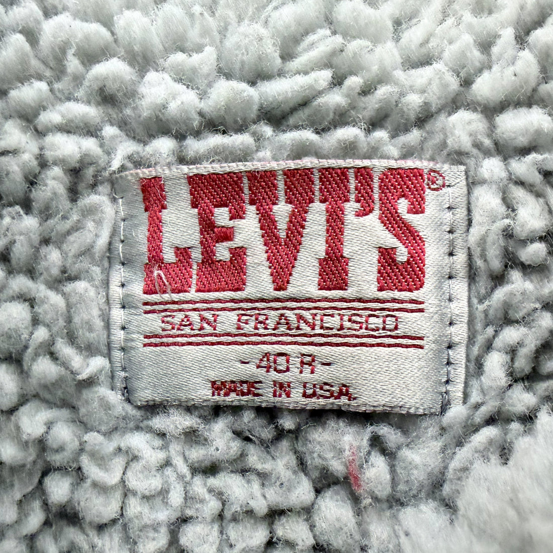 【Used & Vintage】【LEVI’S】USA製 ボアライナー ブラックデニムジャケット