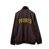 【Fanatics】MLB パドレス ナイロンジャケット ブラウン