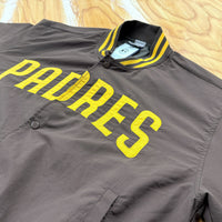 【Fanatics】MLB パドレス ナイロンスタジャン ブラウン