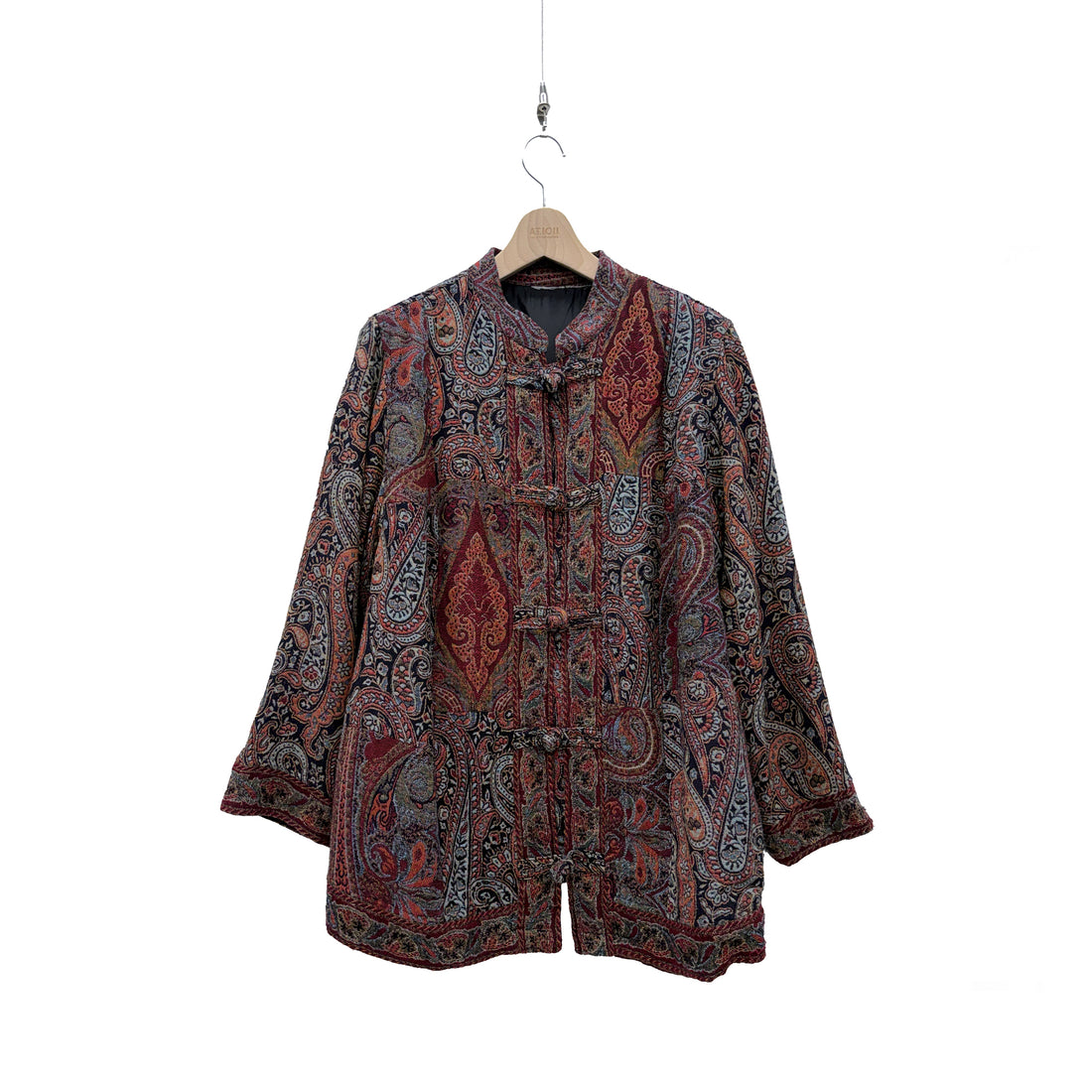 【Used & Vintage】【WHITE STAG】ペイズリー柄 タペストリーチャイナジャケット