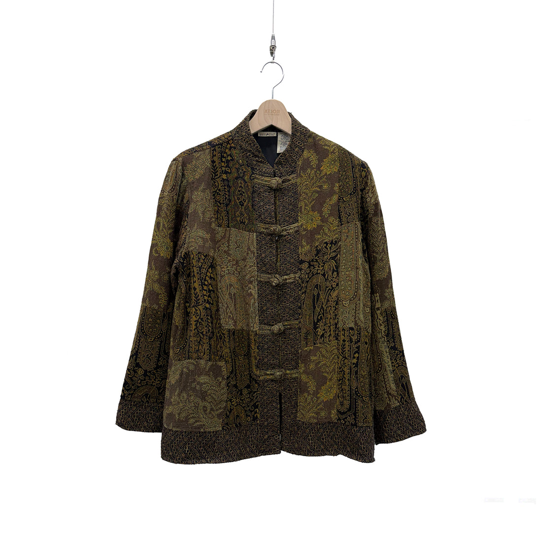 【Used & Vintage】【WHITE STAG】パッチワーク柄 タペストリーチャイナジャケット