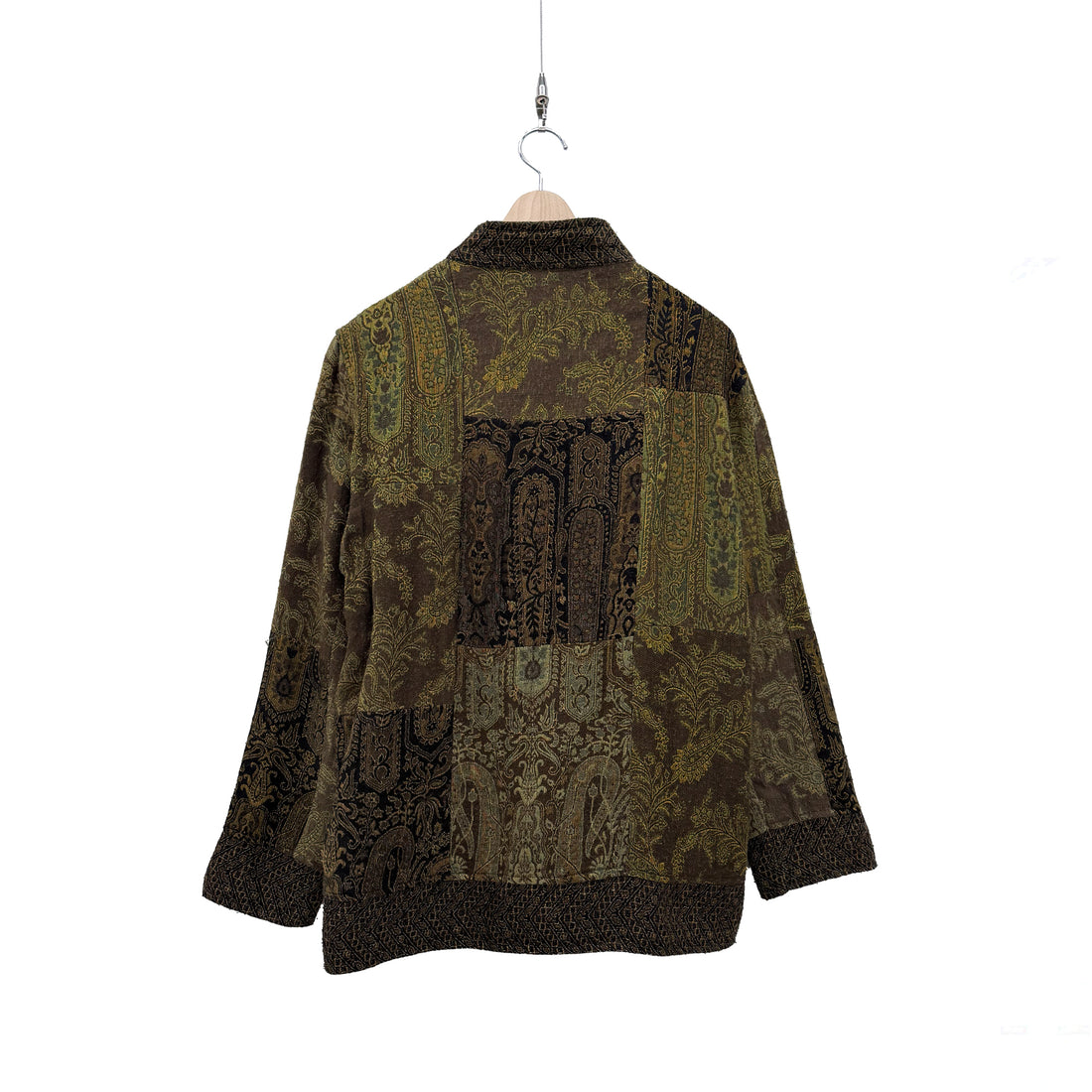 【Used & Vintage】【WHITE STAG】パッチワーク柄 タペストリーチャイナジャケット