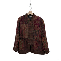 【Used & Vintage】【WHITE STAG】パッチワーク柄 タペストリーチャイナジャケット