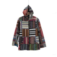 【Used & Vintage】【RISING INTERNATIONAL】ネパール製 パッチワークフーデッドジャケット