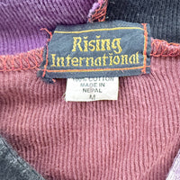 【Used & Vintage】【RISING INTERNATIONAL】ネパール製 ピースマーク パッチワークパーカー