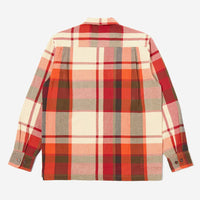 【Universal Works】L/S UTILITY SHIRT / RED CHECK