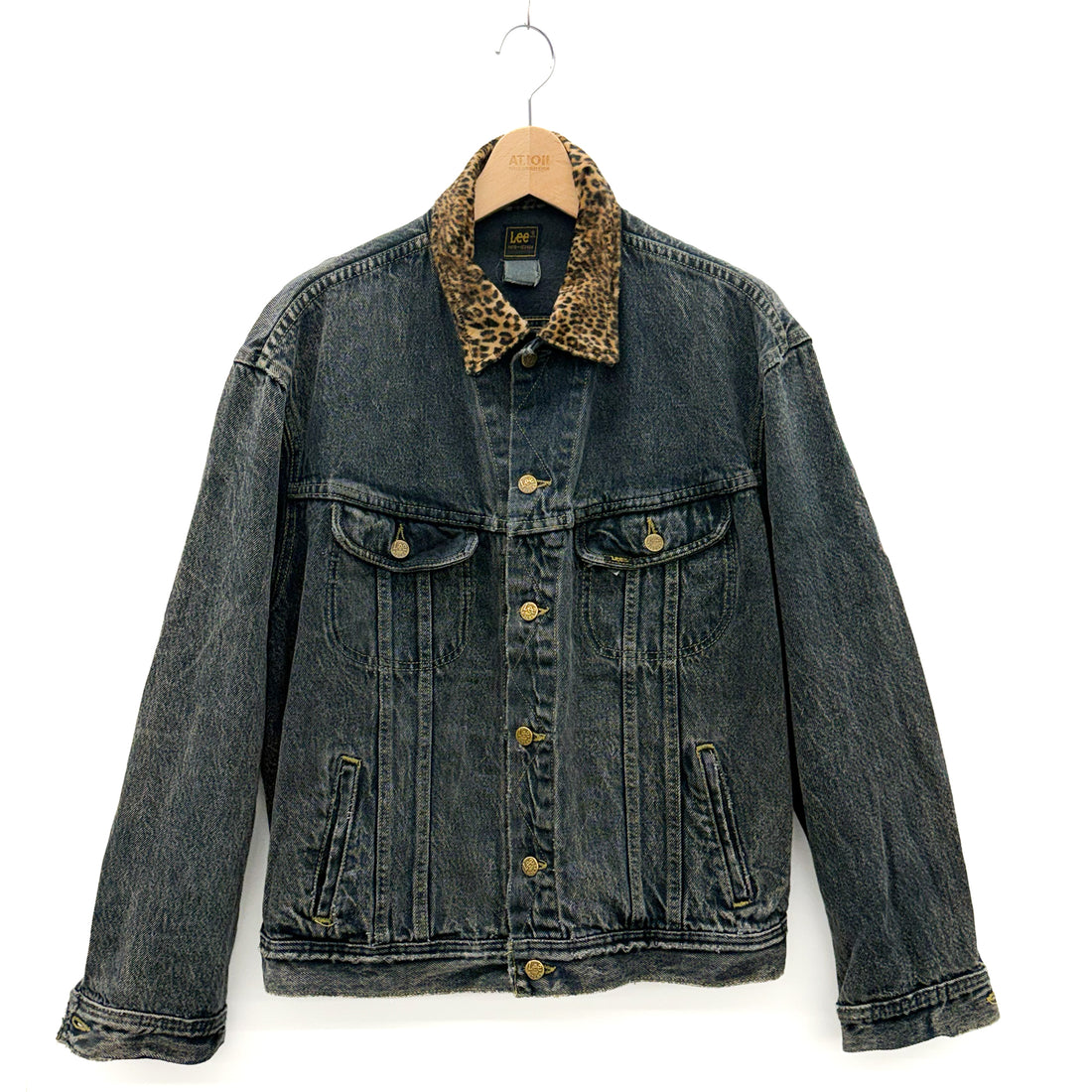 【Used & Vintage】【Lee】PATD-153438 レオパード柄 デニムジャケット