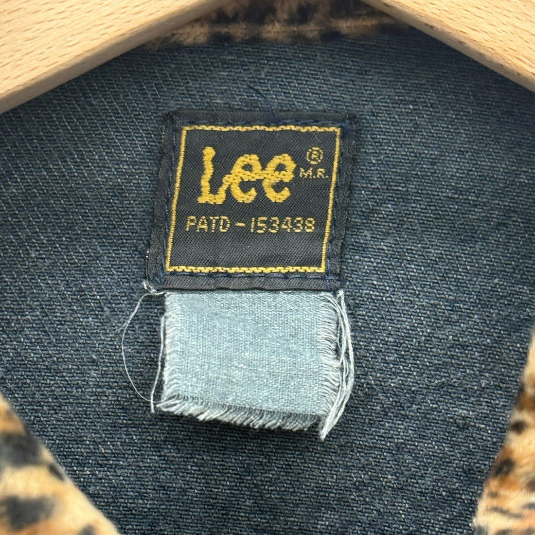 【Used & Vintage】【Lee】PATD-153438 レオパード柄 デニムジャケット
