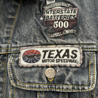 【Used & Vintage】【Lee SPORT】NASCAR レーシングワッペン レオパード柄 デニムジャケット