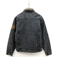 【Used & Vintage】【Lee SPORT】NASCAR レーシングワッペン レオパード柄 デニムジャケット