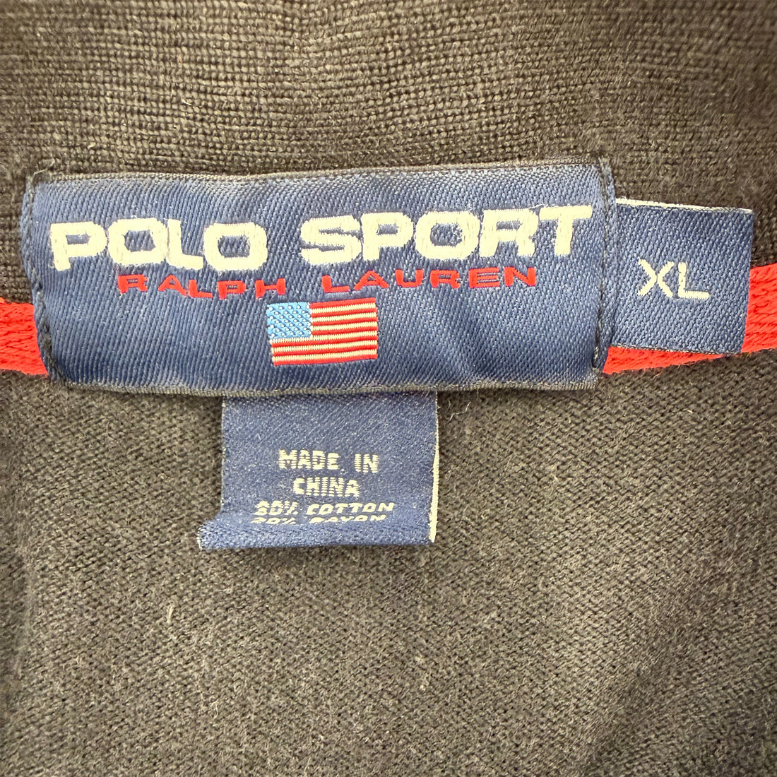 【USED&Vintage】【POLO SPORT RALPH LAUREN】ベースボールシャツ 22 ブラック
